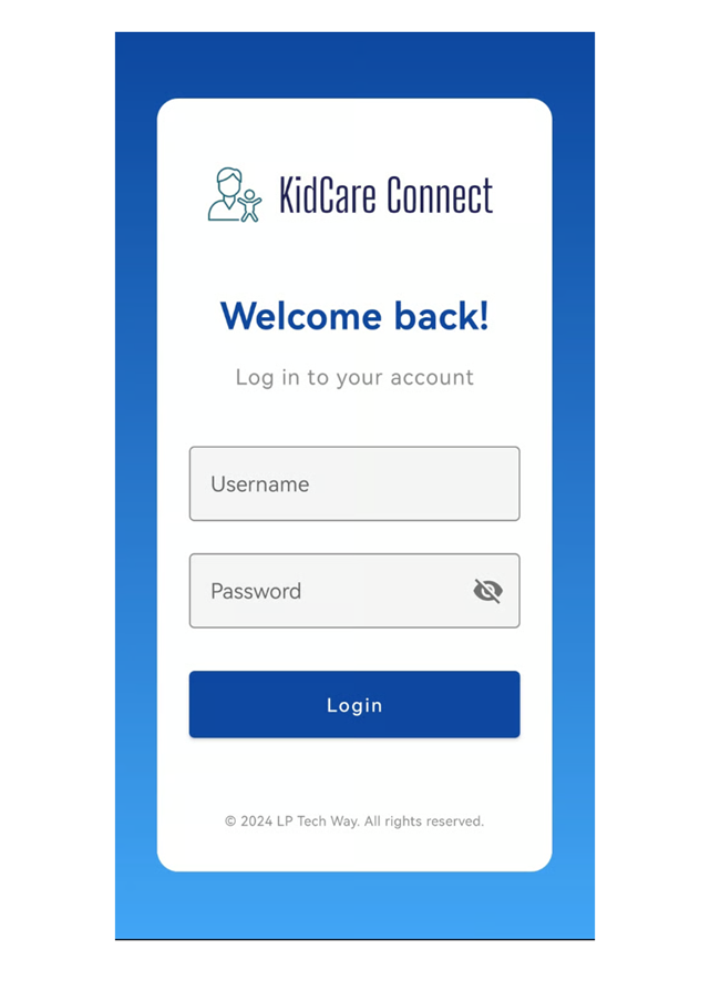 KidCare Connect childcare management platform
